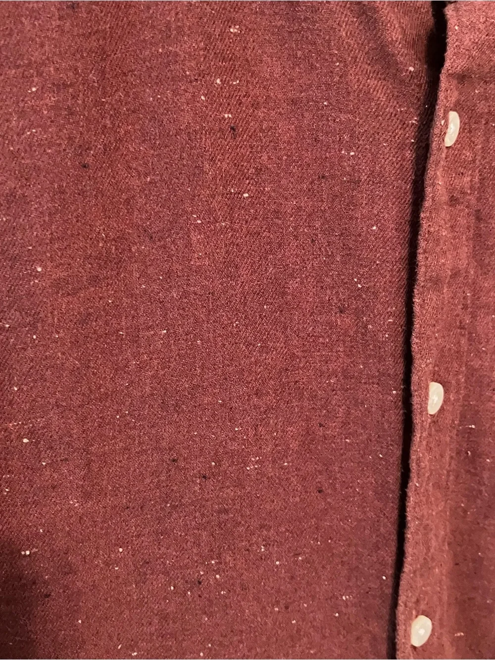 Sewn For J.Crew Mens Burgundy Speck Slim Fit Shirt Men M Button-Down Preppy